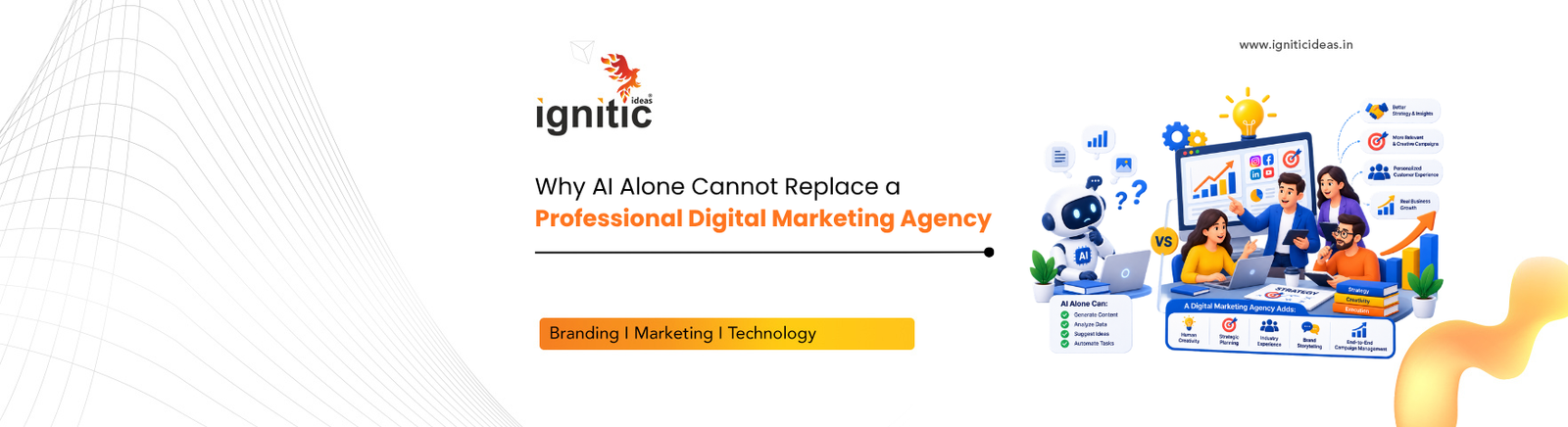 For **“Why AI Alone Cannot Replace a Professional Digital Marketing Agency”**, these 10 keywords are the most relevant: AI vs digital marketing agency, AI and digital marketing, AI marketing strategy, human expertise in marketing, AI-powered digital marketing, AI marketing agency, AI and human expertise, digital marketing strategy, professional digital marketing agency, AI-driven marketing